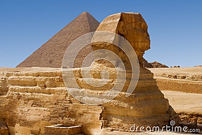 Sphinx and Great Pyramid