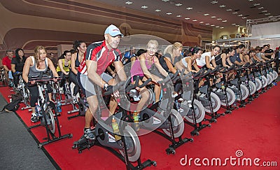 Spinning marathon challenge
