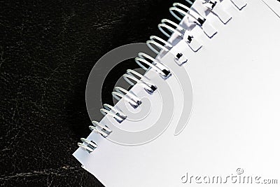 Spiral notebook background