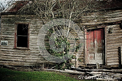 Spooky old farm house