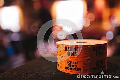 Spool Of Admit One Tickets