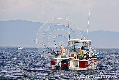 Sport Fishing Lake Champlain with Downriggers