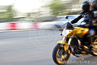 Sport motorbike riding
