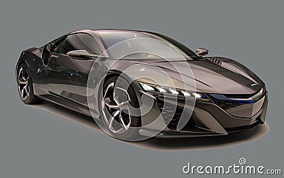 Sports Car Isolated
