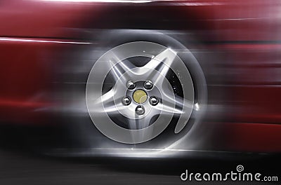 Sports car wheel