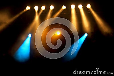Spotlights at the Stage or Concert
