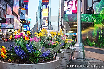 Spring Planters Times Square