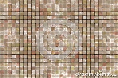 Square colorful mosaic tiles
