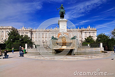 Plaza de Oriente, Madrid, Spain