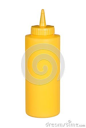 Squeeze Bottle Of Mustard Stock Image - Imag