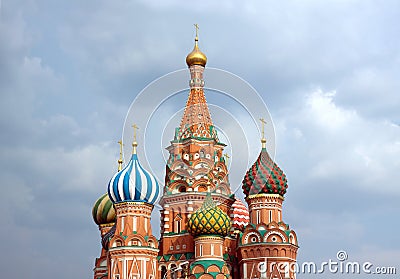 St. Basil s Cathedral on Red Square in Moscow Russia