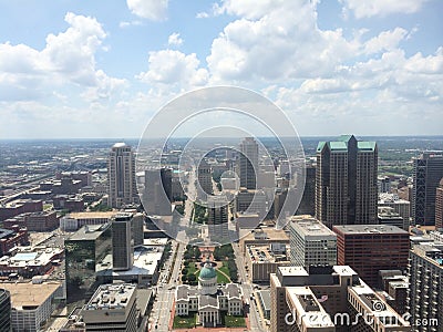 St. Louis view from the Gateway Arch