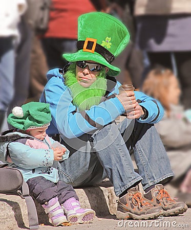 St.Patrick s day in Montreal.