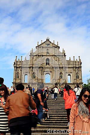 St Paul s Ruins, iconic church in Macau, China