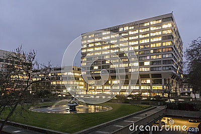 St Thomas Hospital at Dusk