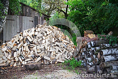 Stack of firewood