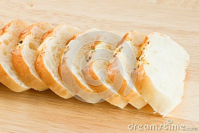 Stack of Garlic bread
