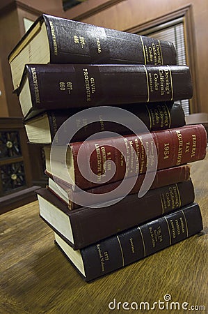 Stack Of Law Books