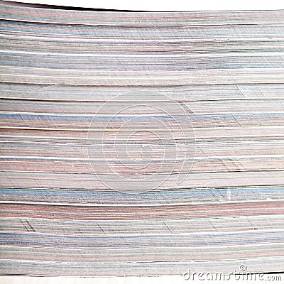 Stack of magazines background texture