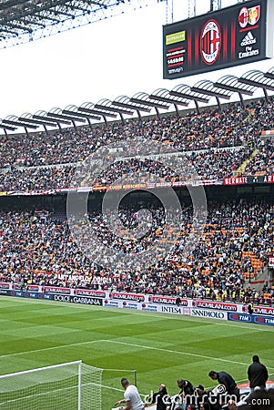 Stadium crowd