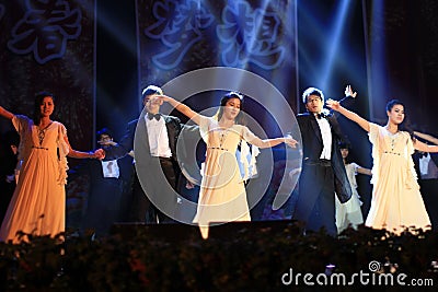 Stage show in new year show