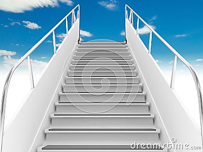 Stairs in sky