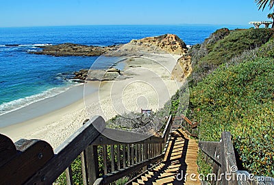 Stairway to Treasure Island Beach below Montage Re