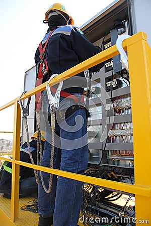 Stand on the electric box