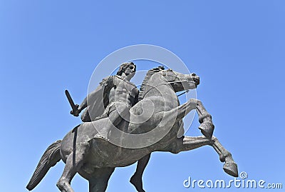 Statue Of Alexander The Great Stock Photogra