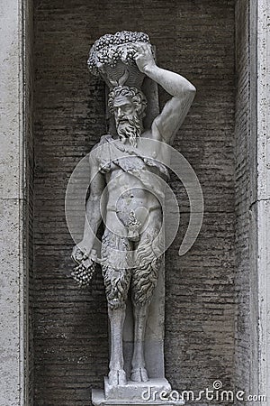 Statue of a Demon at Capitoline, Rome, Italy