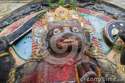 Statue of Hindu god-Kali