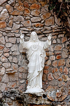 Statue of Jesus Christ blessing