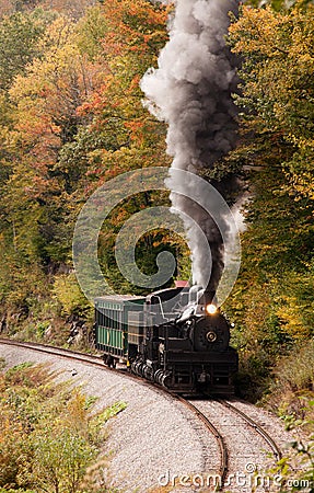 Steam enginge in the fall