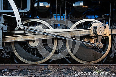 Steam locomotive wheels