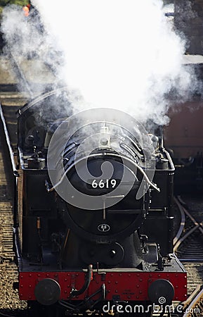 Steam train 6619