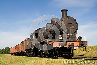 Steam train engine