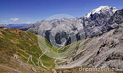 Stelvio Pass and Ortler, Italy