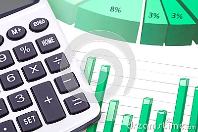 Stock Market Analysis, calculator and diagrams