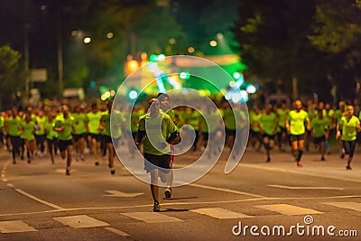 STOCKHOLM - AUG, 17: Start of one of many groups in the Midnight