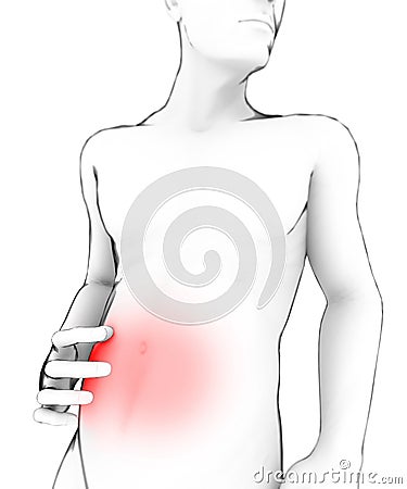 Stomach pain, stomach ache, body anatomy