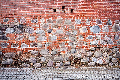 Stone and brick wall