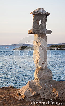 Stone lighthouse