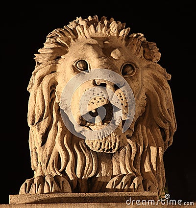 Stone Lion head