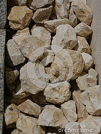 Stone wall, stone floor, stones, material, construction
