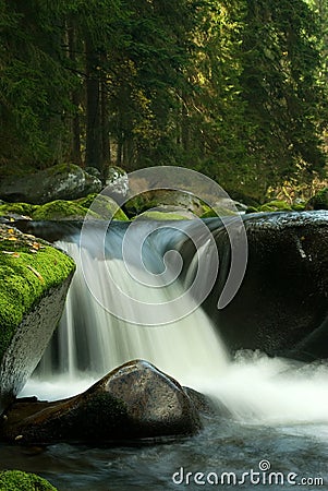 Stones and river