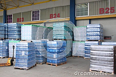 Storehouse of mineral water