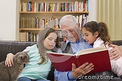 Story time with grandpa