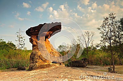 Strange stone, phu phra bath , Udonthani , Thailan