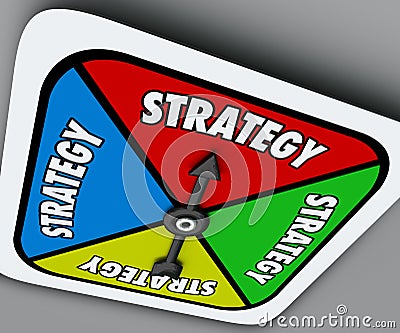Strategy Word Board Game Spinner Your Turn Win Competition
