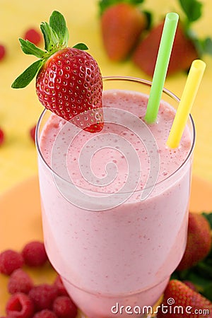 Strawberry milkshake